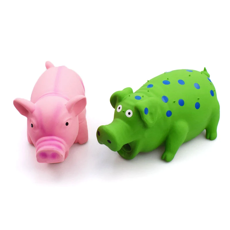 Товары для домашних животных игрушки собак Свинка со звуком в форме животного
