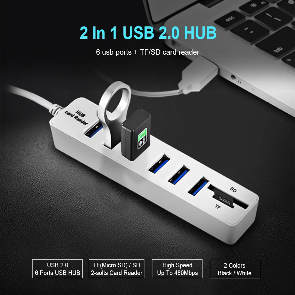 Usb хаб 3 0 Мульти USB концентратор разделитель Порты и разъёмы 3/6 несколькими