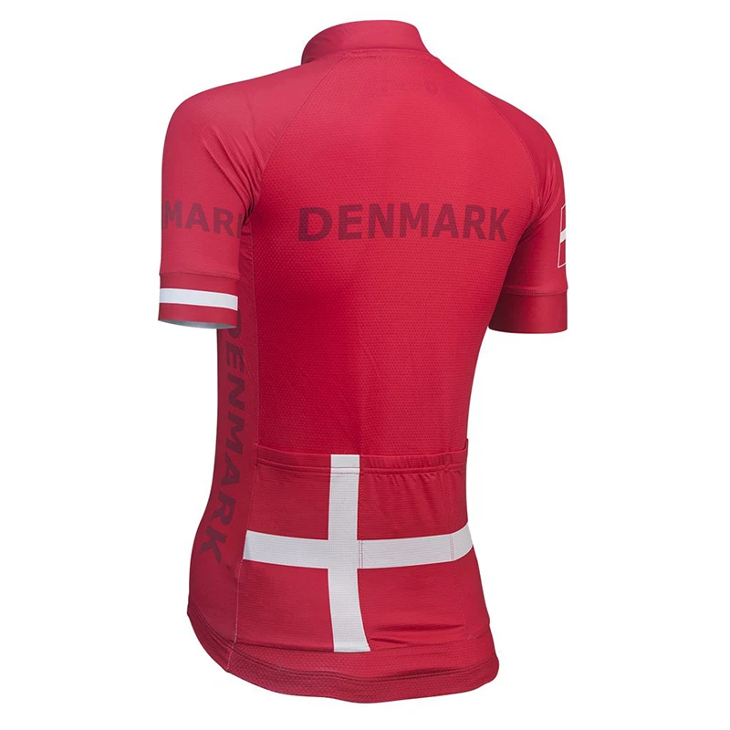 2021 Дания женский велосипедный комплект с коротким рукавом профессиональная