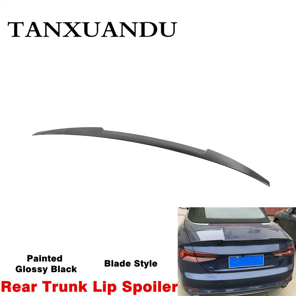 2 двери стиль окрашенные Черный ABS задний багажник спойлер крыло Лезвие Тип