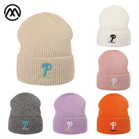 2021 winter knitted hats mens hats womens hats three dimensional letter embroidery cotton cap skullies beanies unisex outdoor