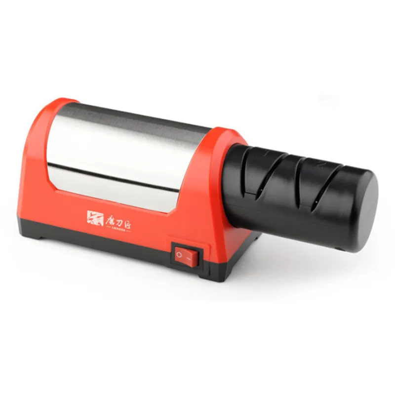 

TAIDEA Sharpening Stone Two Stages Diamond Kitchen Knife 2 Slot Electric Diamond Steel Ceramic Home Knife Sharpener TG1031