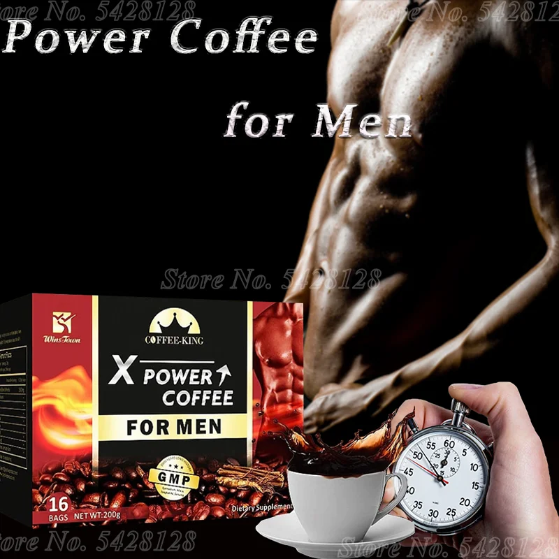 

Tongkat Ali Maca X Power Coffee for Men Enhance Libido Relieve Stress Promote Erection Man's Health Product Kidney Coffee