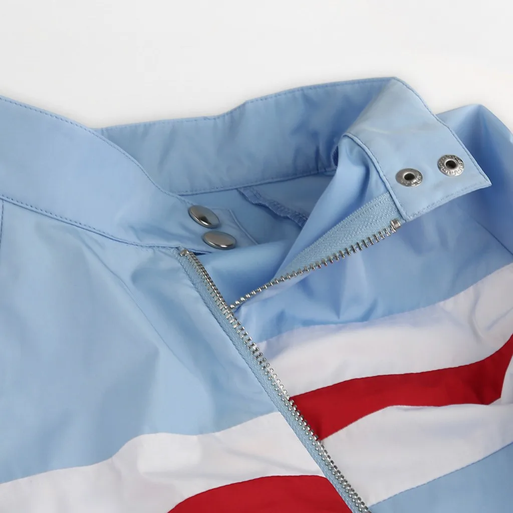 Женская ветровка на молнии повседневная легкая в уличном стиле осень | одежда