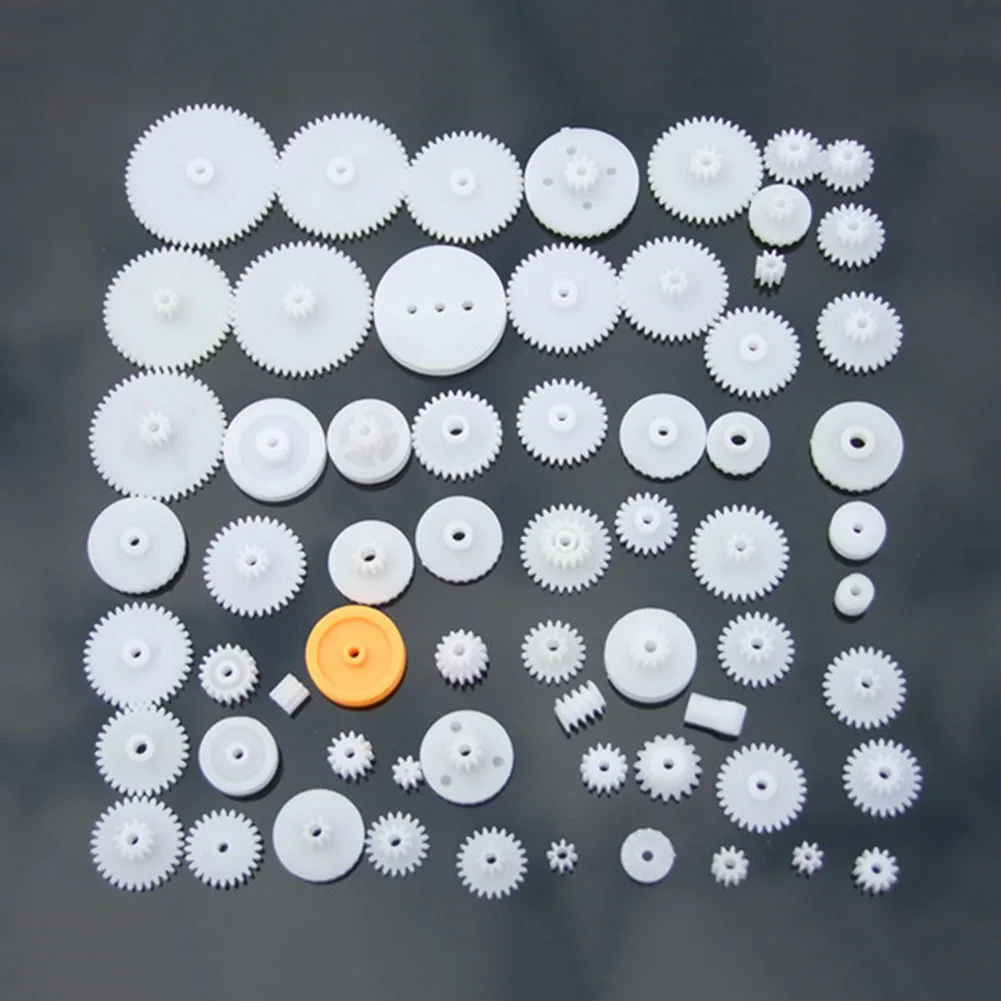 64 вида Science один двойной слой аксессуары комплект шестеренок для робота DIY