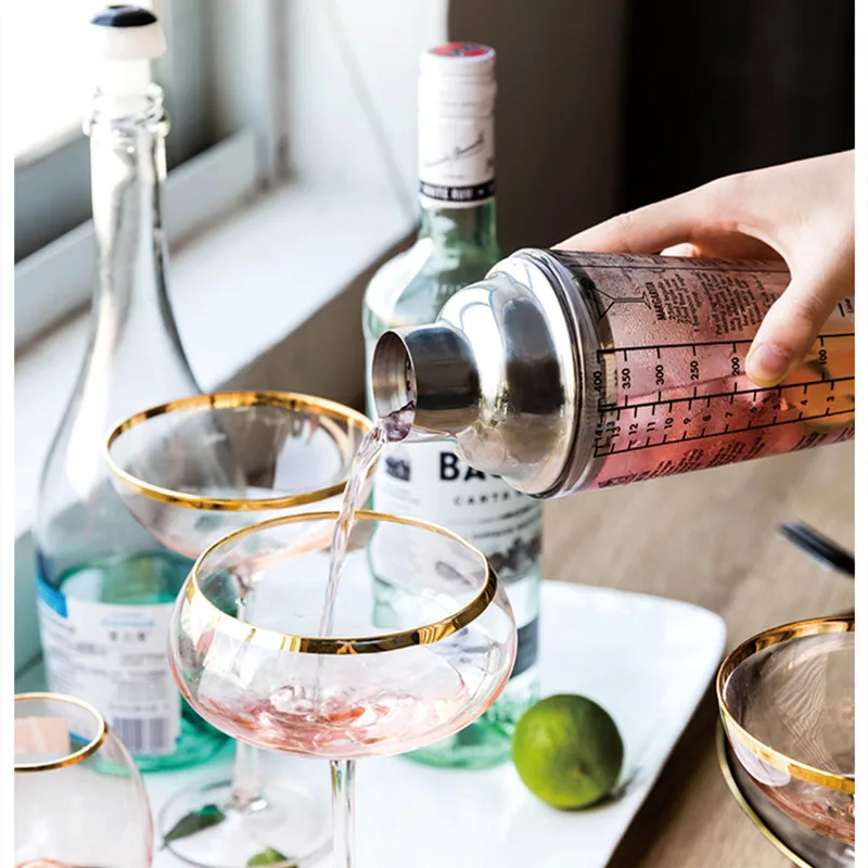 Шейкер для коктейлей со шкалой|Мерные стаканы бара| |