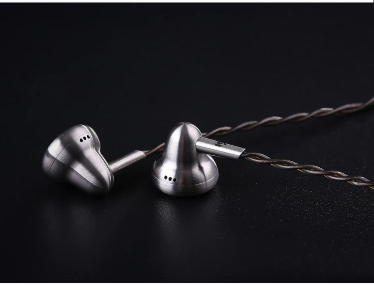 Новинка 2021 гарнитура Ksearphone Bell Ti 3 5 мм DJ Bass металлические наушники HIFI 15