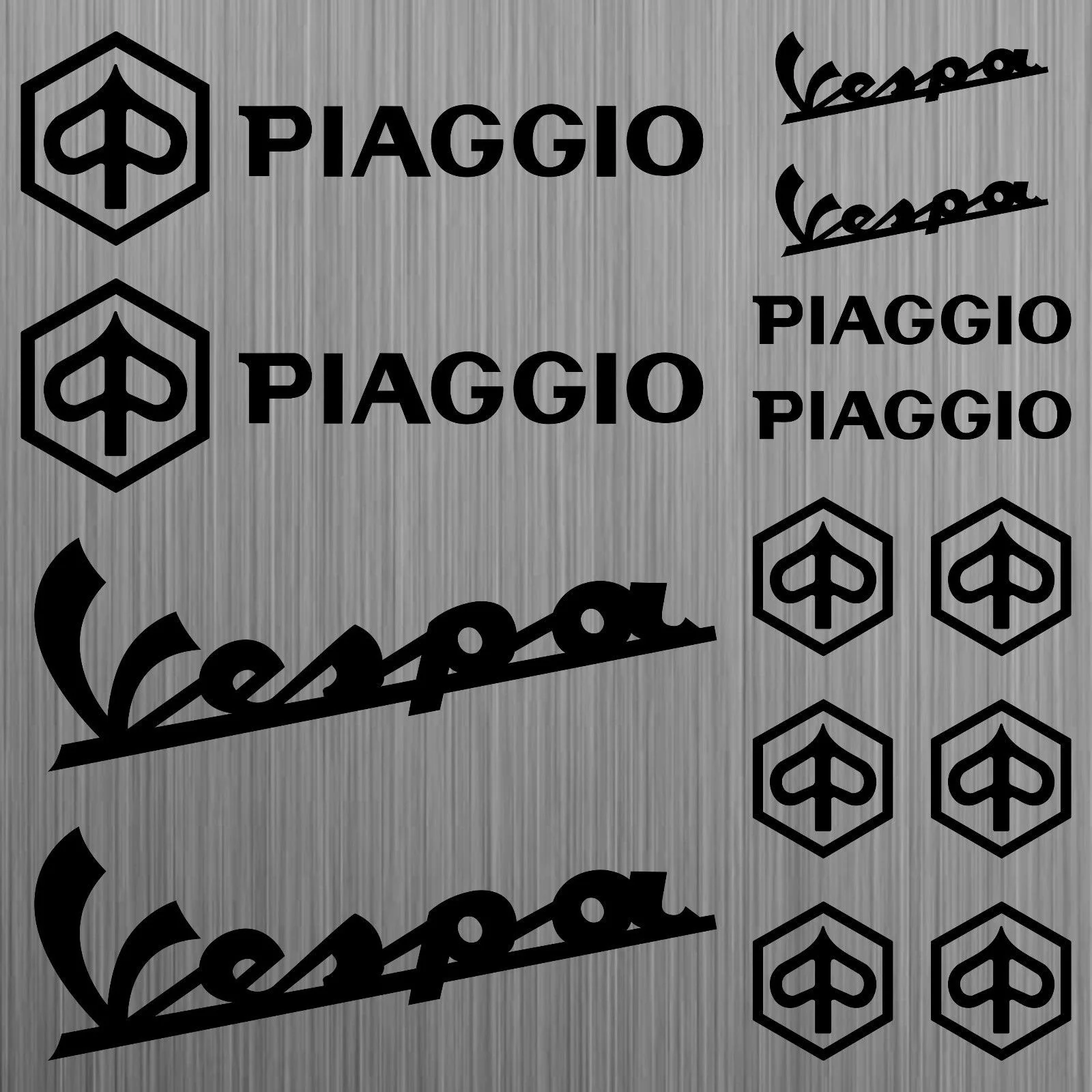 Для 1 компл. Piaggio Vespa наклейка скутер 14 штук