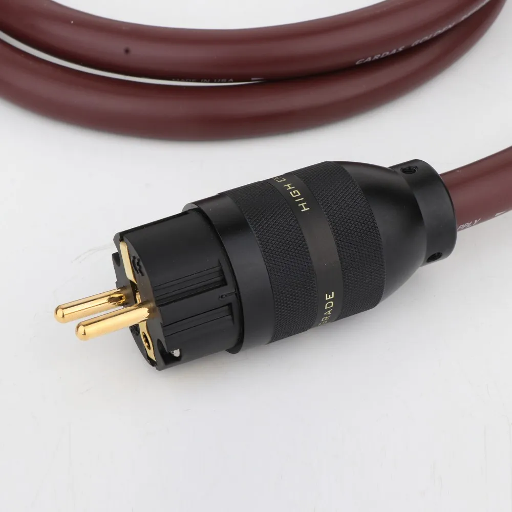 Золотой аудиокабель питания CARDAS HiFi с алюминиевым позолоченным покрытием Preffair P201