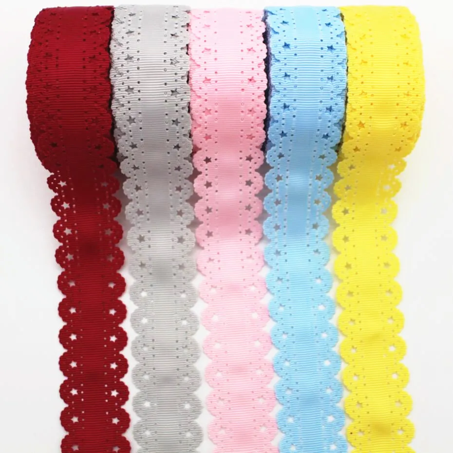 Новинка 30 мм пятиконечная звезда/горошек/кружевная лента 10 ярдов материалы