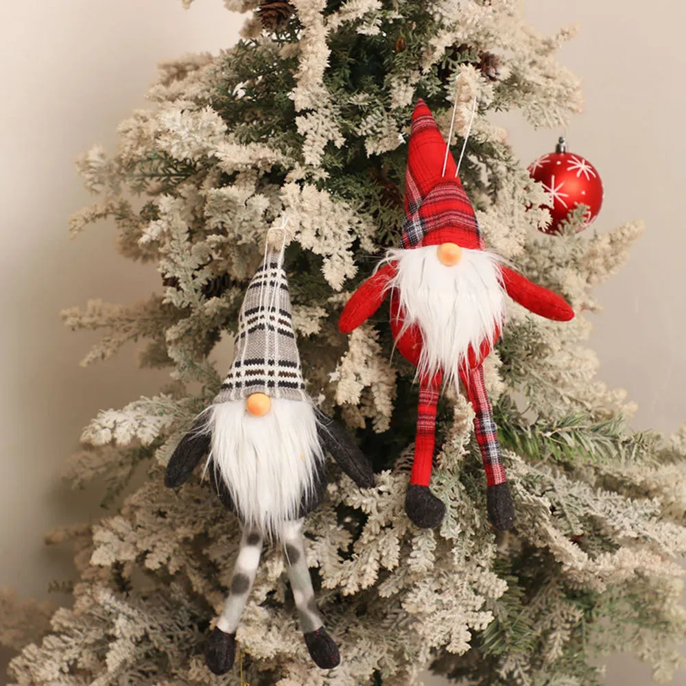 Рождественская тканевая кукла ручной работы с Сантой подарок на день рождения