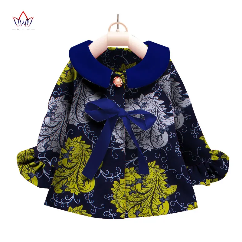 2017 Африканский Костюмы дети Дашики традиционные хлопок Платья для женщин