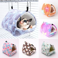 1pc warm nest hamster hammock sleeping bag house winter hanging bed small pet