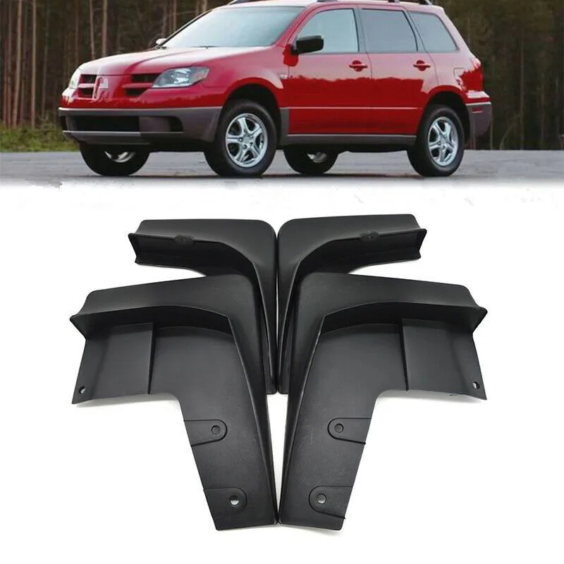 Спереди и сзади грязи FlapsFor Mitsubishi Outlander 2003 2004 2005 1ST Gen Брызговики Fender Автомобильные