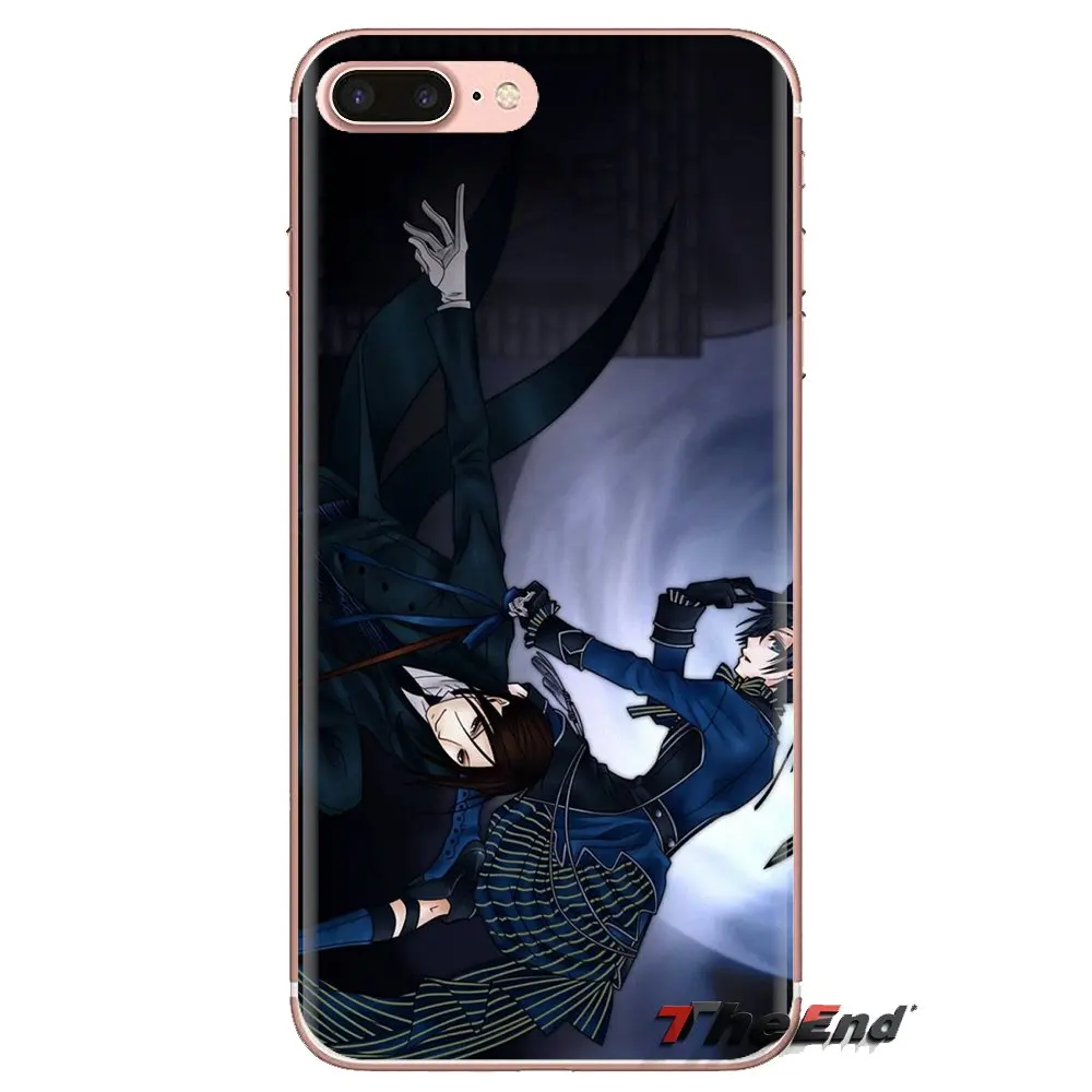For Samsung Galaxy A3 A5 A7 A9 A8 Star A6 Plus 2018 2015 2016 2017 Silicone Phone Shell Cover JP Anime Black Butler Kuroshitsuji |