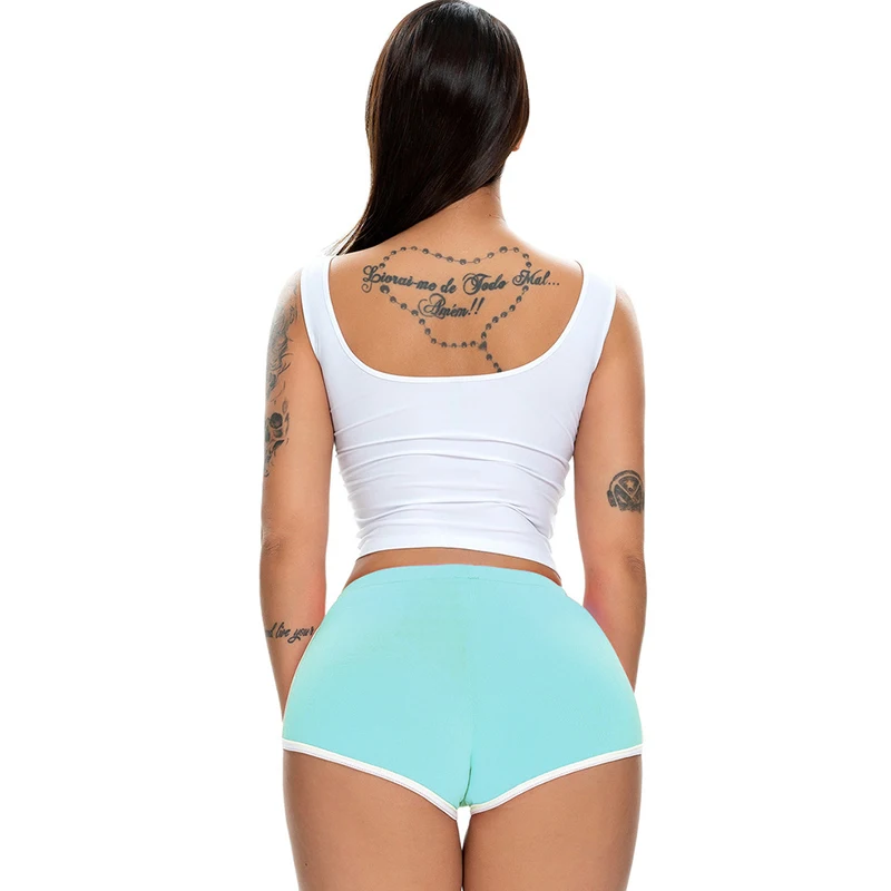 Шорты женские спортивные супер мягкие эластичные пикантные Велосипедки с