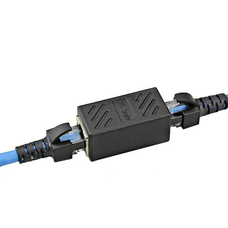 5 шт/комплет Ethernet Cat5e RJ45 Женский сетевой LAN разъем-переходник продлительного типа Адаптер поддерживает CAT6/CAT5e для компьютера, принтера, телевизора