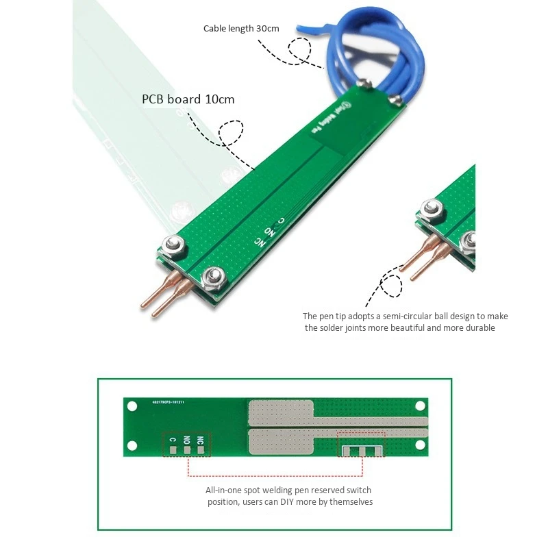 

HOT-Spot Welding Pen Machine Welding 18650 Battery Spot Welding Pen DIY Integrated Handheld Spot Welder DIY Accessory