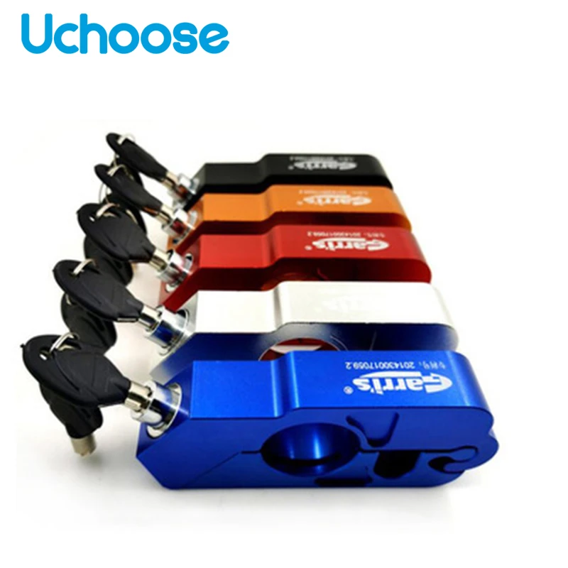 Блокиратор Руля Мотоцикла Противоугонный замок для скутера квадроцикла рычаг