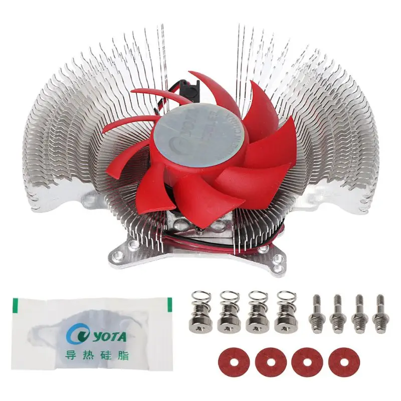 Кулер для видеокарты компьютера VGA охлаждающий вентилятор радиаторы NVIDIA ATI Geforce