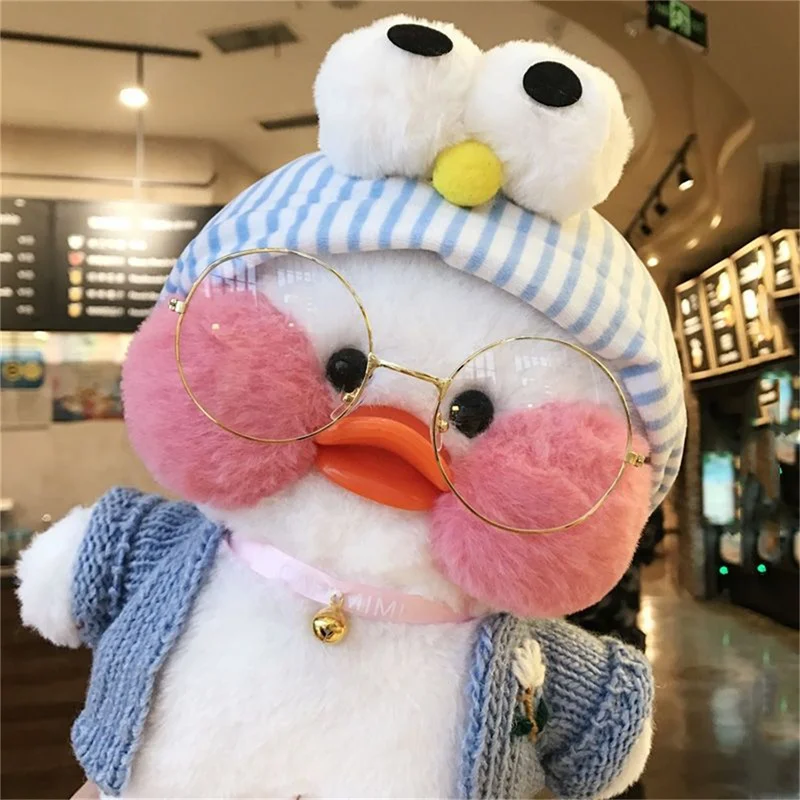 

30cm Kawaii Duck Plush Toy Girl Stuffed Soft Kawaii Duck Doll Animal Pillow Birthday Gift for Kids Children Cafe home decor