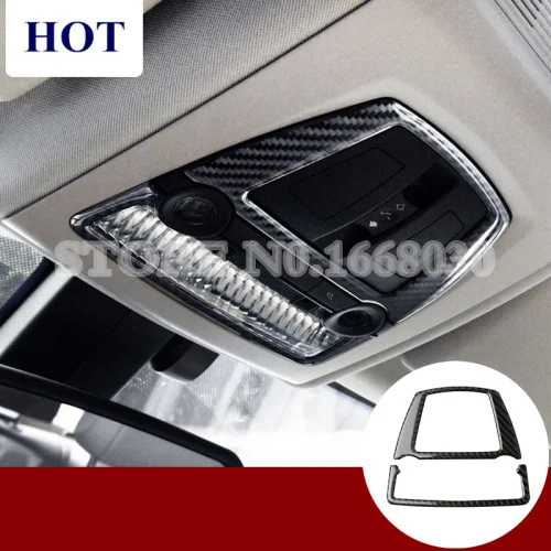 

Carbon Fiber Front Reading Light Trim Cover For BMW 5 Series F10 F11 2011-2015 2pcs Car accesories interior Car Trim