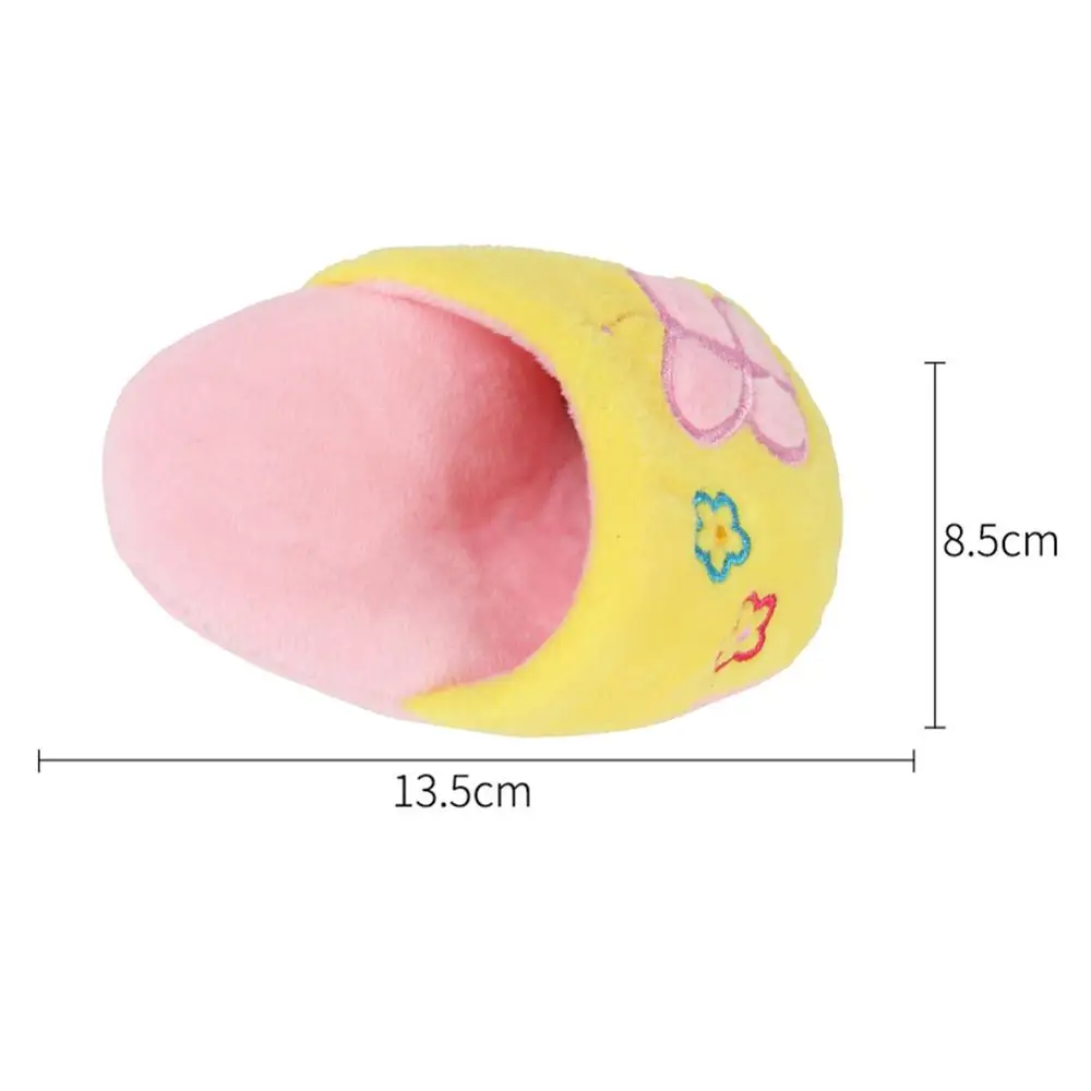 A 135x85mm Игрушка с пищалкой для домашних животных, плюшевые тапочки в форме щенка, собаки, звуковые жевательные игрушки для собак, кошек, забавные товары для собак - Цвет: A 135x85mm