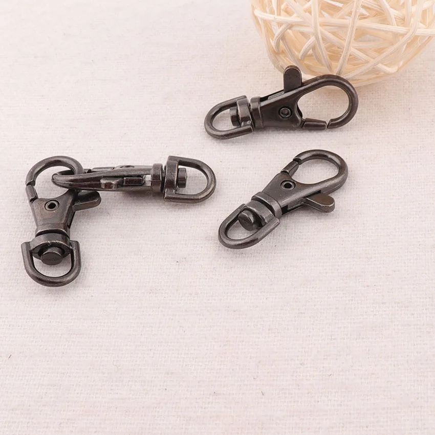 15 шт. 8 мм металлический поворотный замок карабин застежки сумка кошелек ремень