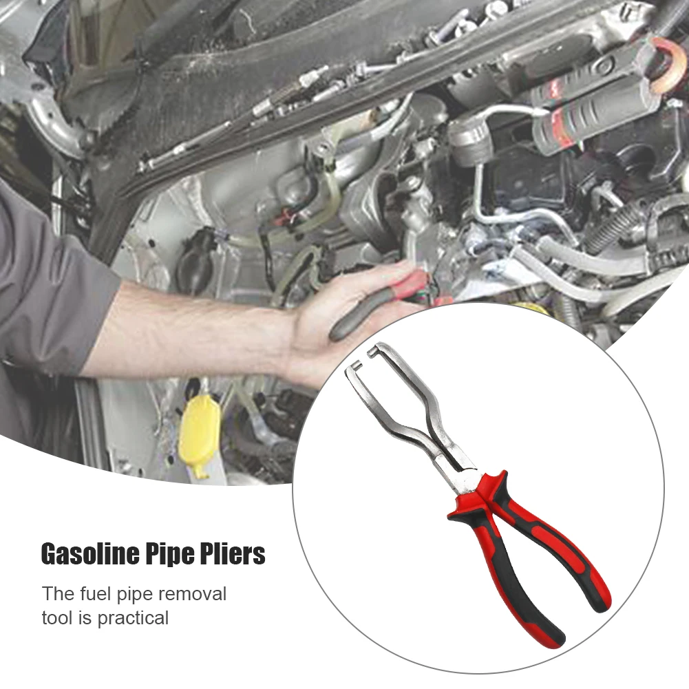 

Gasoline Pipe Pliers Fuel Filter Calipers Clamp Ergonomic Design Practical Car Repair Steel Removal Tool DIY Hose Release
