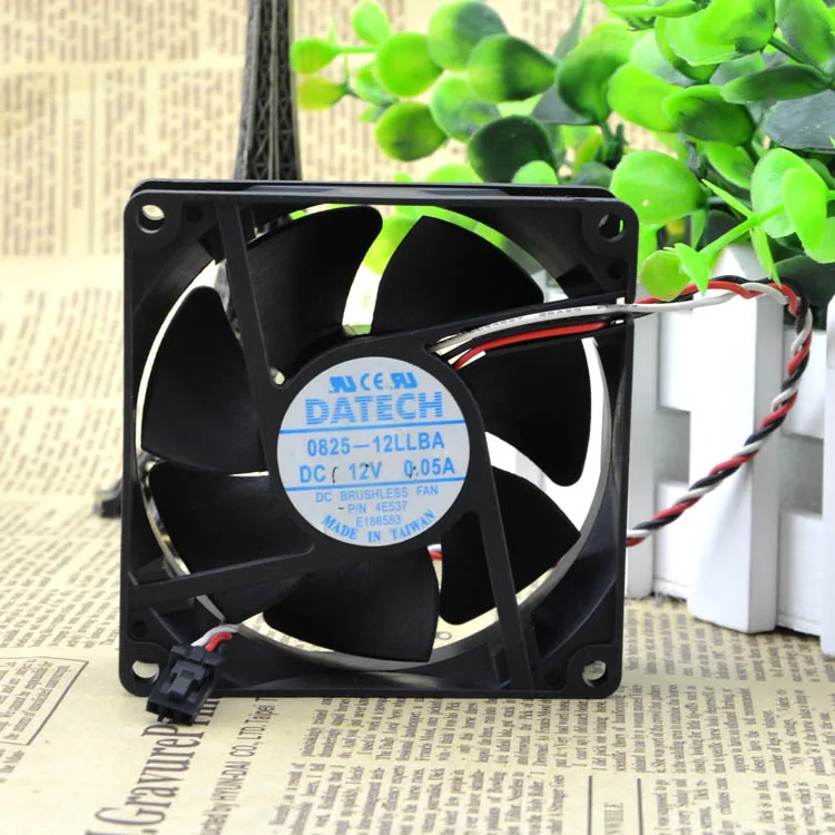 Фото Datech 0825-12llba 12 В 0.05a 8 см 8025 чехол вентилятор №2