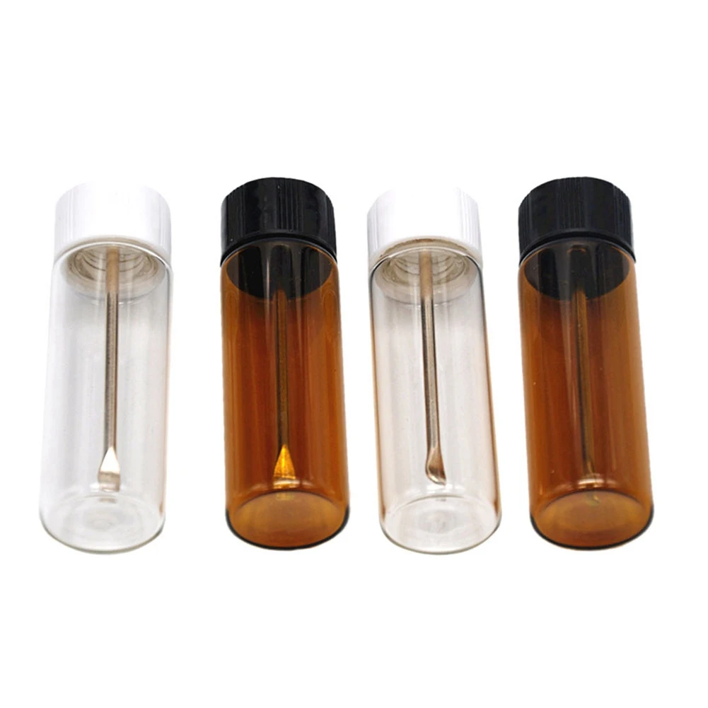 68 мм Стекло бутылки табак Snorter бутылка таблетки коробка чехол Sniffer нюхательный с