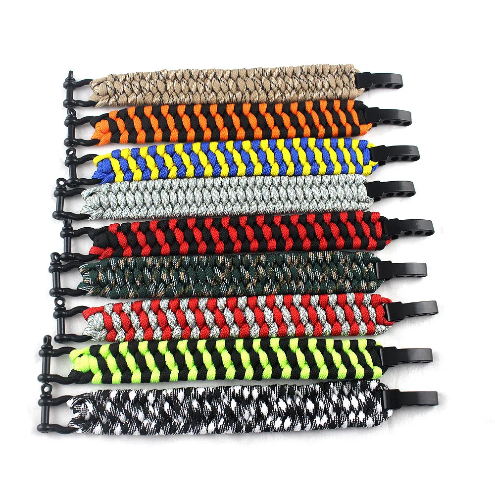 Многофункциональный браслет для выживания на открытом воздухе 23 см