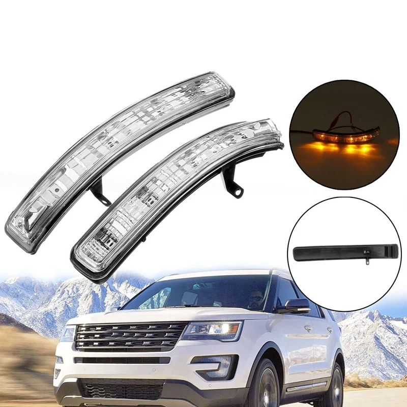 Автомобильный задний указатель поворота бокового зеркала мигалки лампы для Ford