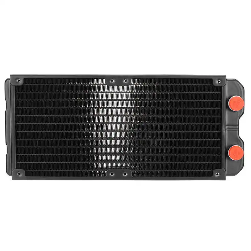 Алюминиевый двухслойный радиатор для водяного охлаждения компьютера толщина 45