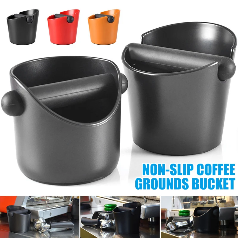

ABS Coffee Knock Box Shock-Absorbent Durable Cafe Accessories with Non-Slip Rubber Base for Barista Coffee Grinding JAN8