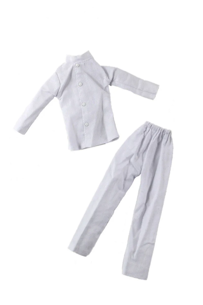 

Clean White Shirt Trousers Outfit Suit Sets for Barbie BJD FR SD Doll Clothes Role Play Accessories Toys for Girl