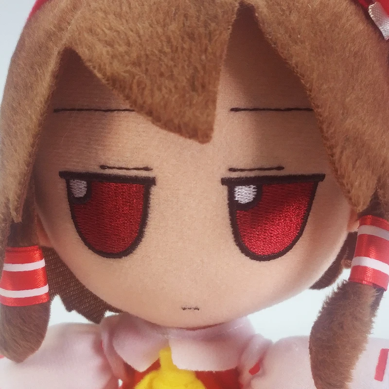TouHou Project Hakurei Reimu Cute Косплей Одежда Плюшевая Кукла Мягкие Мультяшные игрушки в