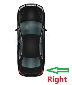 

Рефлектор заднего бампера, 2 шт., красный, для VW Polo Sedan 2016, 2017, 2018, 2019, 2020