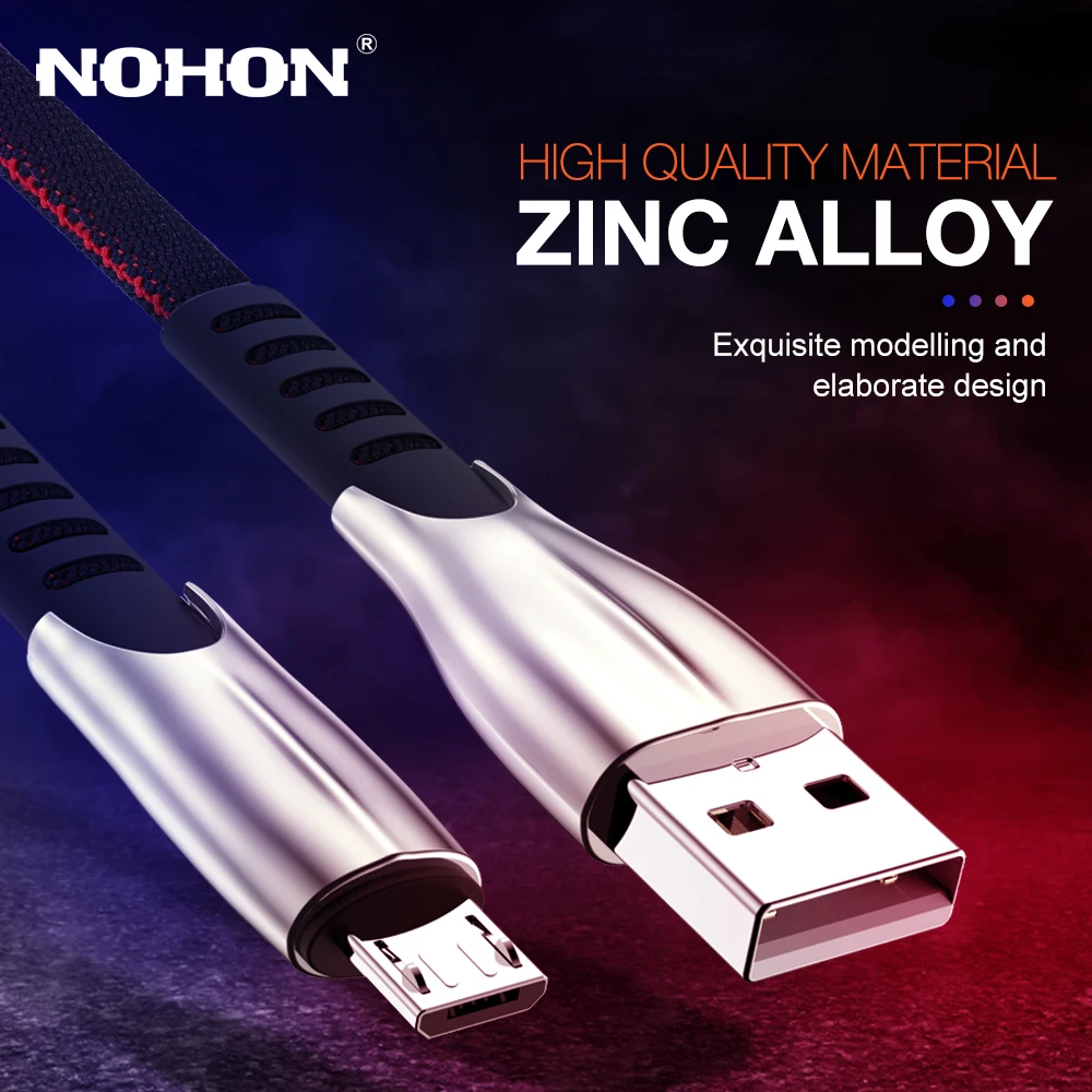 Кабель Micro USB 3A кабель для быстрой зарядки и синхронизации данных Samsung Huawei Xiaomi Redmi 4