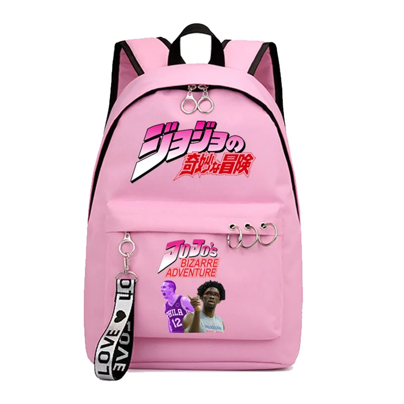 

2021JoJo's Bizarre Adventure Printed Daily Backpack Student School Bag Leisure Travel Laptop Backpack