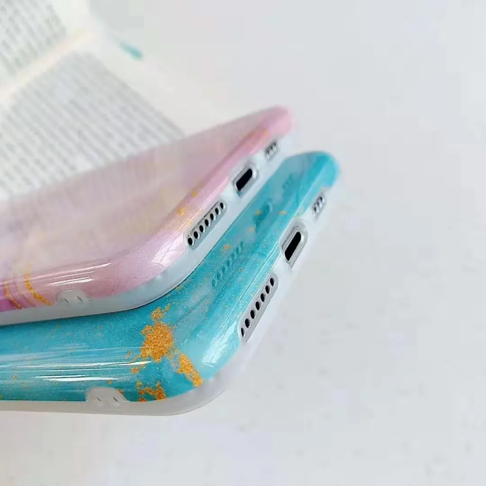 DIS чехол imd мраморный чехол для телефона для iphone 11 11pro max 6 6s 7 8 plus X для iphone XS XR XS MAX сумка