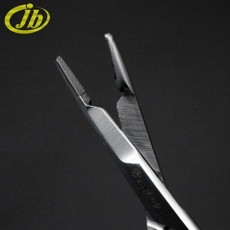 Needle holding pliers (with scissors) 12.5cm surgical operating instrument stainless steel empiecement sharp