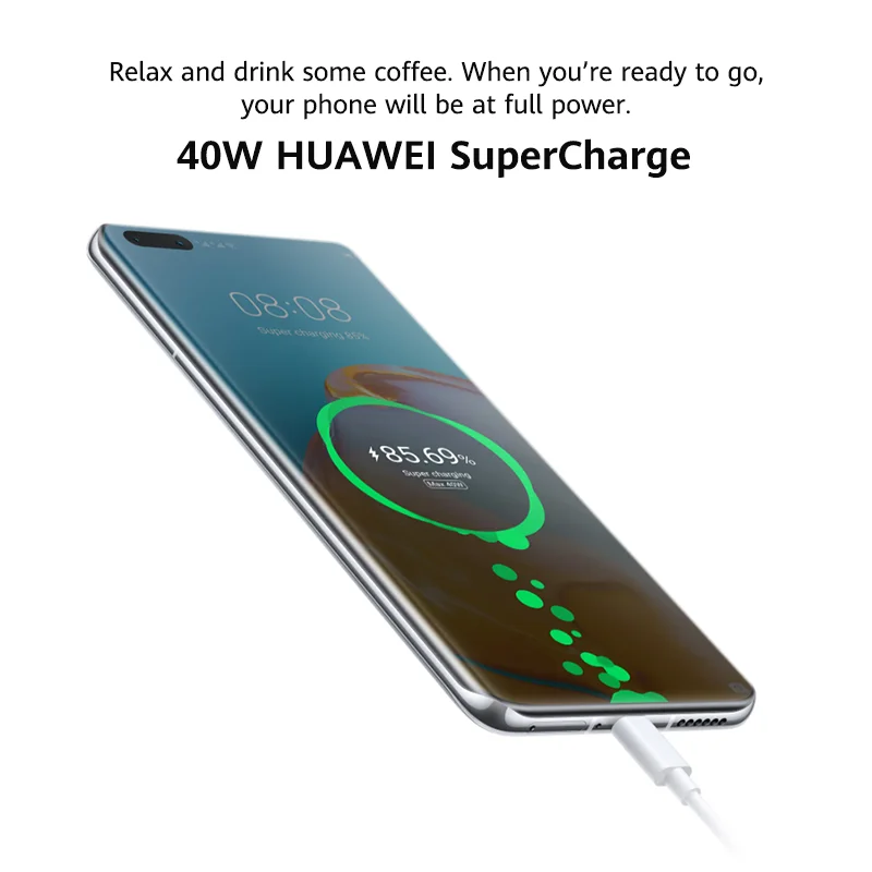 Huawei P40 Pro Kirin 990 8 Гб 256 NFC Bluetooth 5 1 SuperCharge стандарта 40 Вт 90 Гц дисплей 50MP высокой