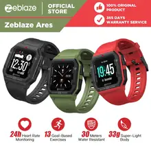 2021 Zeblaze Ares Smart Watch Bluetooth Smartwatch WR 30M Heart Rate 15Days Battery Life amazfit neo for Xiaomi iPhone 12 phone
