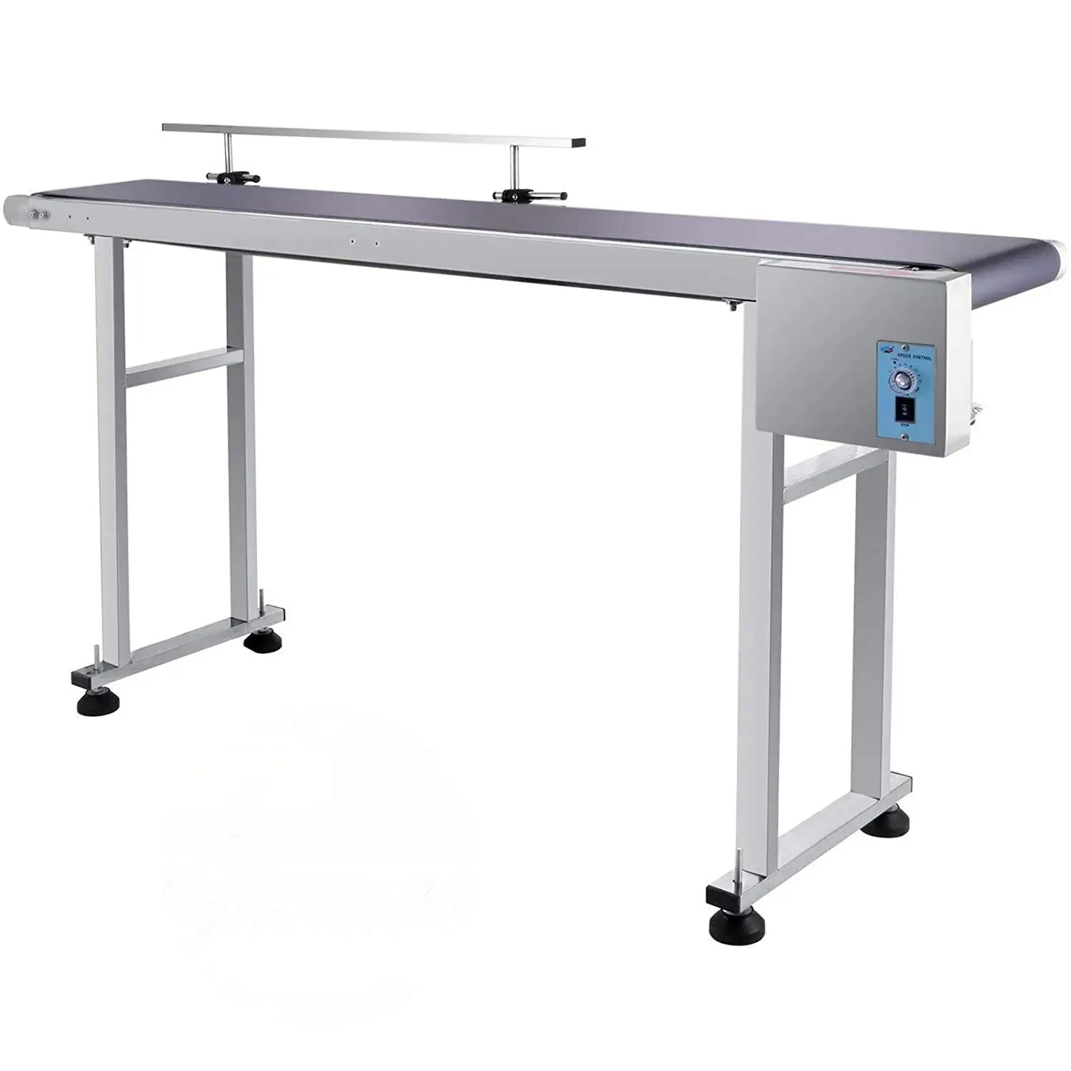 Ленточный Электрический конвейер из ПВХ одиночное ограждение 59x7 8 дюймов