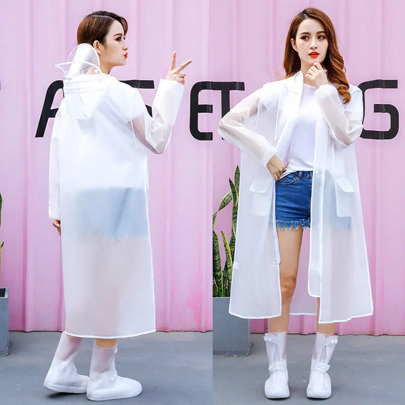 Женский дождевик с капюшоном плащ пончо для езды на велосипеде защитой от ветра