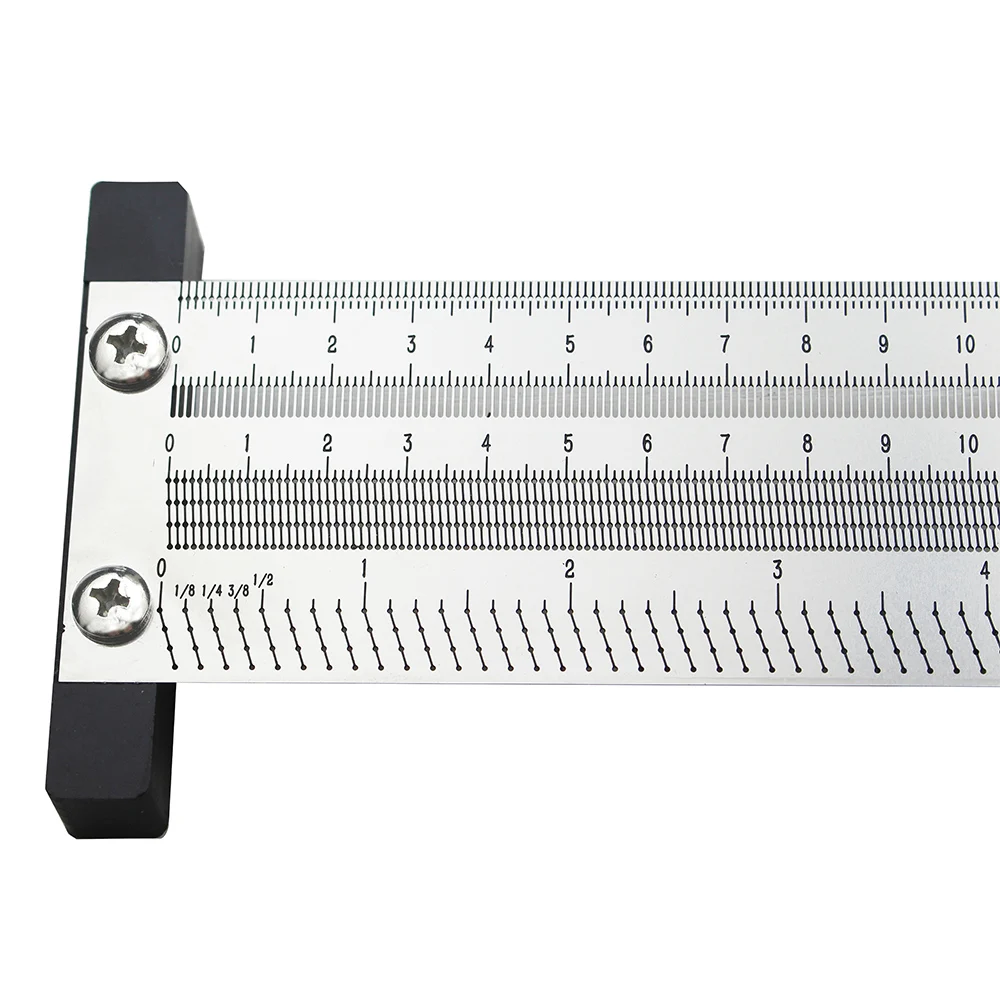 Метрическая линейка с отверстием Т образный деревообрабатывающий маркировочный