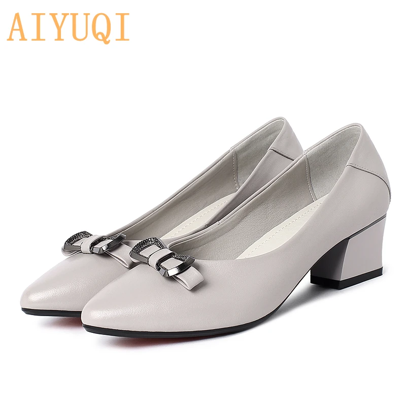 AIYUQI/роскошная женская обувь Новинка 2021 года Сезон весна Женские модельные туфли