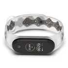 Ремешок для часов Mi Band 4, силиконовый браслет для Xiaomi Mi 3
