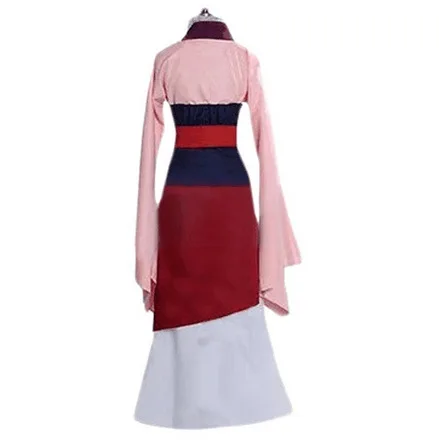 2020 горячее кино Хуа платье Мулан синее/красное принцессы Детский Взрослый